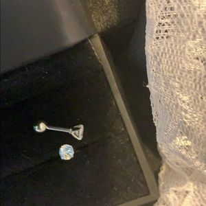 Moissanite Diamond Earrings - 4mm   NWOT